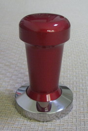 red espresso tamper